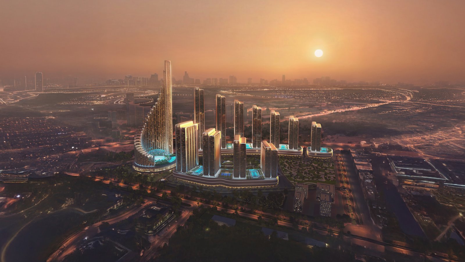 Mercedes-Benz Places Binghatti City in Nad al sheba, Dubai